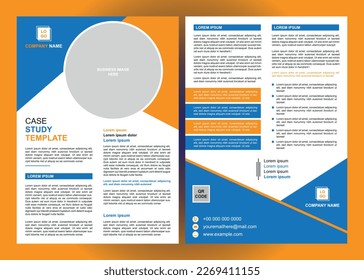 Professional Case Study Template For Business