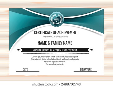 Professional Certificate Of Appreciation Golden Template