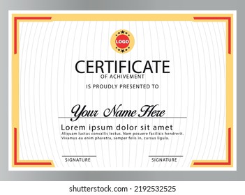 Professional certificate Design full vector 