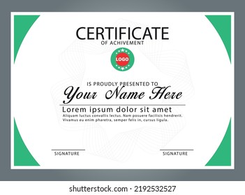 Professional certificate Design full vector 