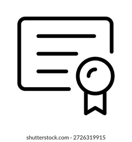 Professionelles Zertifikatssymbol für Auszeichnungen, Leistungen, Diplome, Anerkennung und UI-Design
