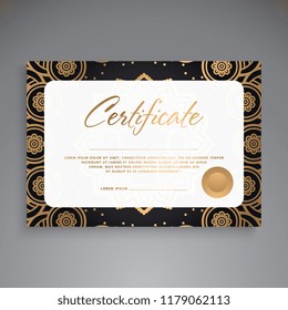 Professional Certificate Template Design