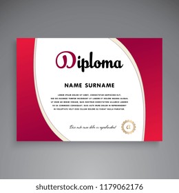Professional Certificate Template Design