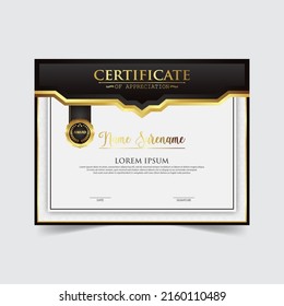 Professional certificate template diploma award design. Template Design
