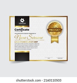 Professional certificate template diploma award design. Template Design