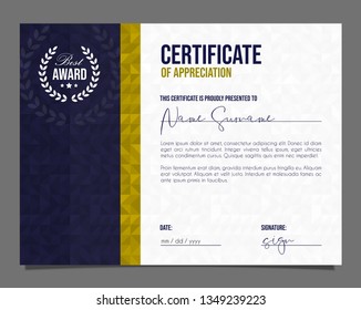 professional certificates templates