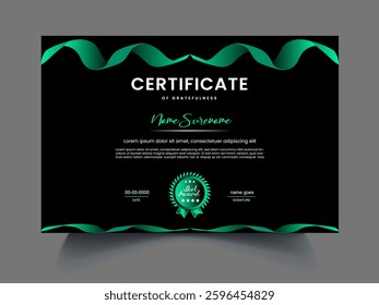 Professional Certificates design template concept
