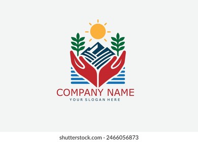 Profesional de caridad y diseño de logo de la Fundación