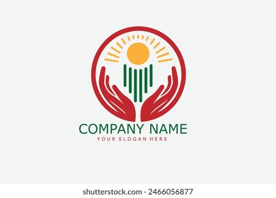 Profesional de caridad y diseño de logo de la Fundación