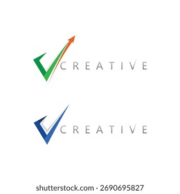 Professional Check Icon with Smooth Lines Representing Trust and Confirmation