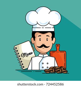 professional chef cartoon