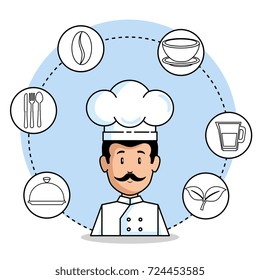 professional chef cartoon
