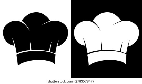 Professional chef hat icon illustrating culinary excellence for restaurants and cooking