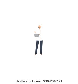 ilustración de conjunto de chef profesional