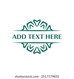 Professional circular badge template for product packaging and labels