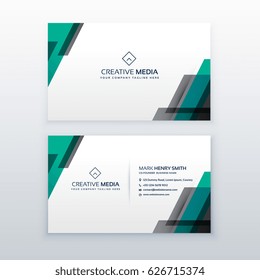 professional clean business card design