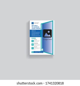 Professional Clean And Creative Corporate Flyer Design Template EPS
