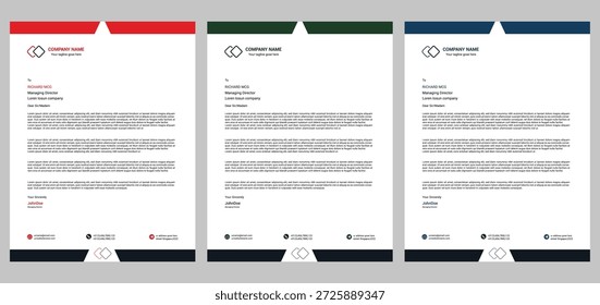 Professional and clean letterhead design suitable for corporate, business, and personal use. This modern letterhead template is perfect for official documents, job applications, company communication, branding, and office stationery. Fully editable, well-structured layout with a minimalist and professional look, ideal for startups, agencies, and corporate identity design.