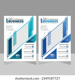 Professional, clean and modern case study flyer design template. Just drop in your own pictures and texts, and it’s ready for print.