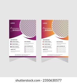
Professional, clean and modern case study flyer design template. Just drop in your own pictures and texts, and it’s ready for print. 