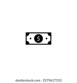 A professional and clean money icon, symbolizing financial success, ideal for banking, business apps, e-commerce, and accounting projects.