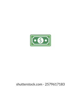 A professional and clean money icon, symbolizing financial success, ideal for banking, business apps, e-commerce, and accounting projects.