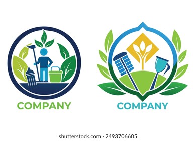 Professional cleaning logo vector. Versatile design for your brand. High-quality for any project. Perfect for business cards, websites, and more.