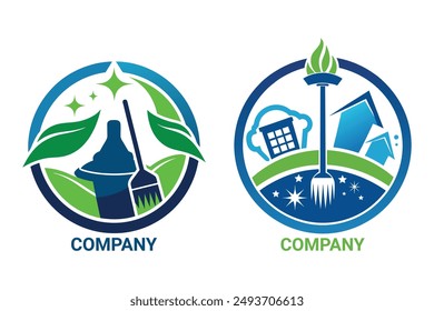 Vector del logotipo de limpieza de Profesionales. Diseño versátil para su marca. Alta calidad para cualquier proyecto. Perfecto para tarjetas de visita, Sitios web y mucho más.