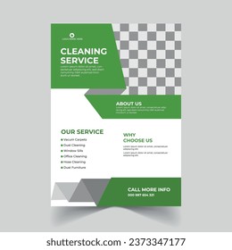 Professional Cleaning Service Flyer Template