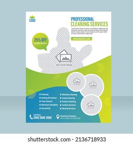 Professional Cleaning Services Flyer Template