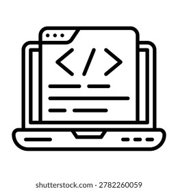 Professional Coding Web Development Education Programming Learning Icon