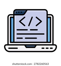 Professional Coding Web Development Education Programming Learning Icon