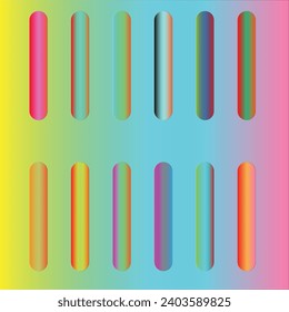 Professional color design template free vector
