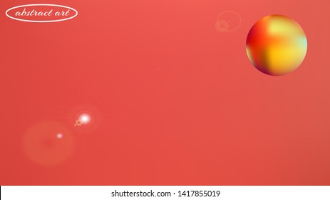 Professional colorific illustration idea. Background texture, blur. Crisp space fantasy. Coral colored. Wonderful colored texture space and stars. Colorful new stars texture.
