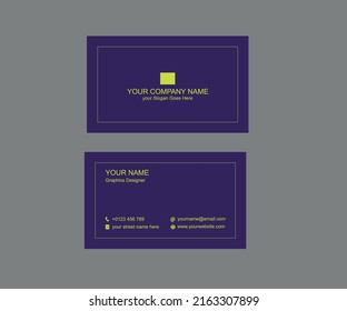 Professional colourful business card design