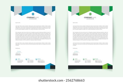 A Professional and Commercial letterhead design 