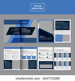 Professional Company Brochure Template.Vector Design Template.