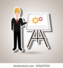 professional construction design, vector illustration eps10 graphic 