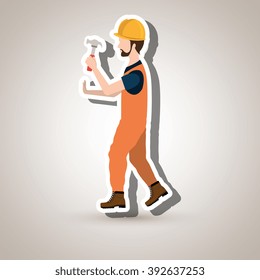 professional construction design, vector illustration eps10 graphic 