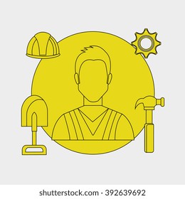 professional construction design, vector illustration eps10 graphic 
