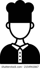 a professional cook Vector Icon Design, Eid al-Adha or Eid-ul-Kabir Symbol, Hajj Sign, Muslims religious Festival Stock illustration, Muslim chef Concept 