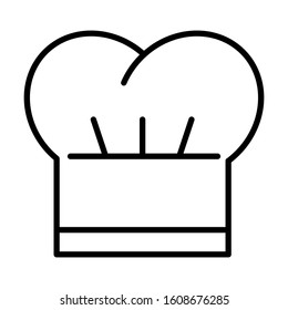 professional cooker chef hat icon vector