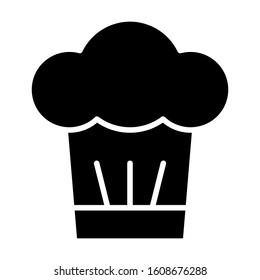 professional cooker chef hat icon vector