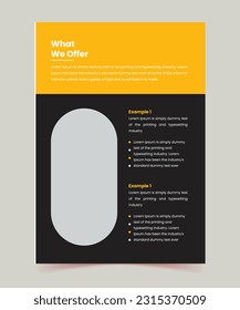 Professional corporate business brochure, booklet template, multi-page design, Creative Business, modern abstract design. Use it business presentations, book cover, flyer design