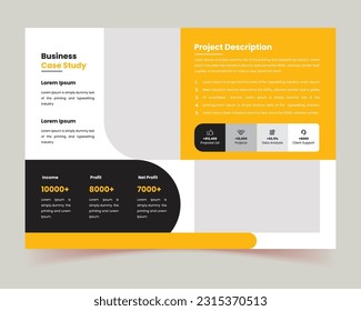 Professional corporate business brochure, Creative Business, modern abstract design, multi-page design, booklet template, flyer design, Use it business presentations, book cover