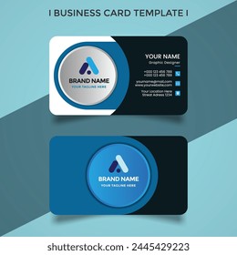 Professional corporate business card design template