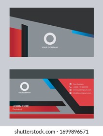 Professional Corporate Business Card Template - Vector Templates