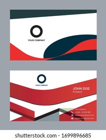 Professional Corporate Business Card Template - Vector Templates