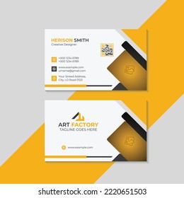 professional corporate business card template designn