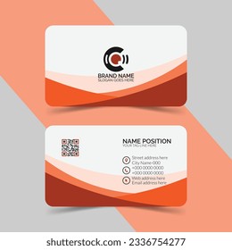 Professional corporate business card template design